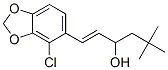 1-(4-Chloro-1,3-benzodioxol-5-yl)-5,5-dimethyl-1-hexen-3-ol Structure