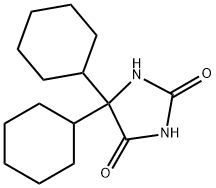 5,5-ジシクロヘキシルヒダントイン 化学構造式