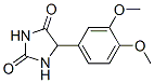 5-(3,4-Dimethoxyphenyl)hydantoin,74038-69-0,结构式
