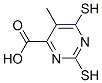 2,6-Dimercapto-5-methyl-4-pyrimidinecarboxylic acid|