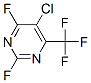 5-Chloro-2,4-difluoro-6-trifluoromethylpyrimidine Struktur