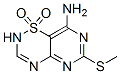 6-Methylthio-2H-pyrimido[4,5-e]-1,2,4-thiadiazin-8-amine1,1-dioxide Structure