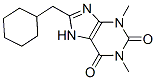 1,3-Dimethyl-8-(cyclohexylmethyl)xanthine 结构式