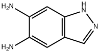 1H-INDAZOLE-5,6-DIAMINE, 7404-68-4, 结构式