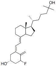 1-fluoro-25-hydroxyvitamin D3,74041-09-1,结构式