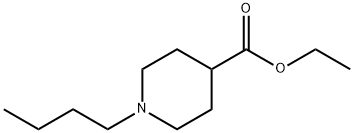 1-丁基哌啶-4-羧酸乙酯, 74045-89-9, 结构式