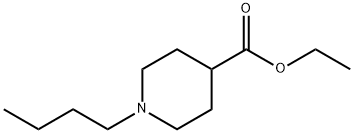 1-丁基哌啶-4-羧酸乙酯,74045-89-9,结构式