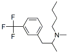N-ブチル-3-(トリフルオロメチル)-N,α-ジメチルベンゼンエタンアミン 化学構造式