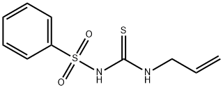 1-Allyl-3-(phenylsulfonyl)thiourea 结构式