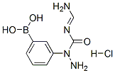 [3-(diaminomethylidenecarbamoylamino)phenyl]boronic acid hydrochloride 结构式