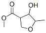 3-Furancarboxylicacid,tetrahydro-4-hydroxy-5-methyl-,methylester, 结构式