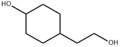 4-(2-ヒドロキシエチル)シクロヘキサノール (cis-, trans-混合物) 化学構造式