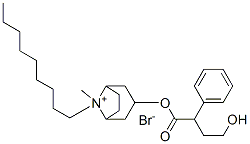 (8-methyl-8-nonyl-8-azoniabicyclo[3.2.1]oct-3-yl) 4-hydroxy-2-phenyl-b utanoate bromide|