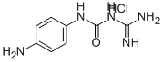 1-Amidino-3-(p-aminophenyl)urea hydrochloride,74063-37-9,结构式