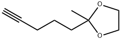 1,3-Dioxolane,  2-methyl-2-(4-pentynyl)-  (9CI),74066-96-9,结构式