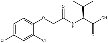 N-[(2,4-Dichlorophenoxy)acetyl]-L-valine Structure