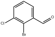 2-ブロモ-3-クロロベンズアルデヒド 化学構造式