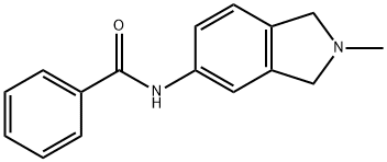 Benzamide, N-(2,3-dihydro-2-methyl-1H-isoindol-5-yl)- (9CI) Struktur
