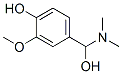 Benzenemethanol, alpha-(dimethylamino)-4-hydroxy-3-methoxy- (9CI),740733-93-1,结构式