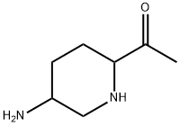 Ethanone, 1-(5-amino-2-piperidinyl)- (9CI) Structure