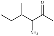 2-Hexanone, 3-amino-4-methyl- (9CI) 化学構造式