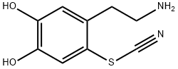 Thiocyanic acid, 2-(2-aminoethyl)-4,5-dihydroxyphenyl ester (9CI)|