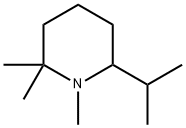 Piperidine, 1,2,2-trimethyl-6-(1-methylethyl)- (9CI) 化学構造式