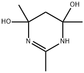 4,6-Pyrimidinediol, 1,4,5,6-tetrahydro-2,4,6-trimethyl- (9CI) 结构式