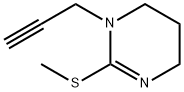 Pyrimidine, 1,4,5,6-tetrahydro-2-(methylthio)-1-(2-propynyl)- (9CI) Structure