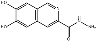 3-Isoquinolinecarboxylic acid, 6,7-dihydroxy-, hydrazide (9CI) 结构式