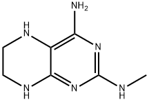2,4-Pteridinediamine,1,5,6,7-tetrahydro-N2-methyl-(9CI) Structure