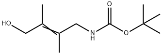 Carbamic acid, (4-hydroxy-2,3-dimethyl-2-butenyl)-, 1,1-dimethylethyl ester Structure