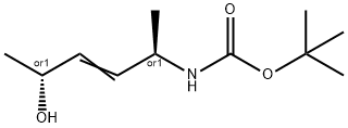 Carbamic acid, [(1R,4R)-4-hydroxy-1-methyl-2-pentenyl]-, 1,1-dimethylethyl,740798-72-5,结构式
