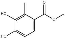Бензойная кислота, 3,4-дигидрокси-2-метил-, метиловый эфир структура