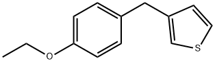 Thiophene, 3-[(4-ethoxyphenyl)methyl]- (9CI) Structure