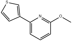 2-Methoxy-6-(3-thienyl)pyridine,740804-52-8,结构式