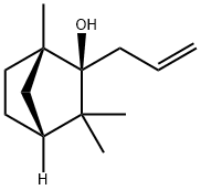 Bicyclo[2.2.1]heptan-2-ol, 1,3,3-trimethyl-2-(2-propenyl)-, (1S,2R,4R)- (9CI) Struktur