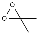 ジメチルジオキシラン 化学構造式