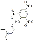 2-Butenylamine, N,N-diethyl-, picrate Struktur