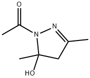 1H-Pyrazol-5-ol,  1-acetyl-4,5-dihydro-3,5-dimethyl-  (9CI) Structure