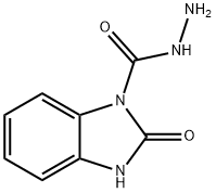 1H-Benzimidazole-1-carboxylicacid,2,3-dihydro-2-oxo-,hydrazide(9CI) Structure