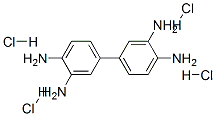 3,3'-ジアミノベンジジン·4塩酸塩 化学構造式