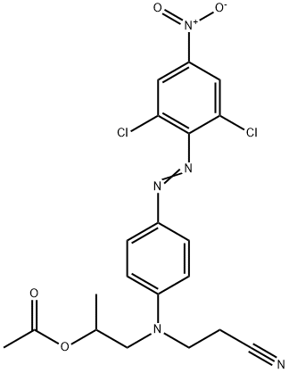 2-[(2-cyanoethyl)[4-[(2,6-dichloro-4-nitrophenyl)azo]phenyl]amino]-1-methylethyl acetate|