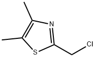 2-(氯甲基)-4,5-二甲基-1,3-噻唑, 741195-86-8, 结构式