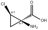 Cyclopropanecarboxylic acid, 1-amino-2-chloro-, cis- (9CI),741209-05-2,结构式