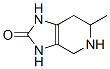 2H-Imidazo[4,5-c]pyridin-2-one, 1,3,4,5,6,7-hexahydro-6-methyl- (9CI) 结构式