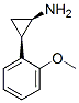 Cyclopropanamine, 2-(2-methoxyphenyl)-, cis- (9CI) 结构式