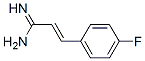 2-Propenimidamide,3-(4-fluorophenyl)-,(2E)-(9CI) Struktur