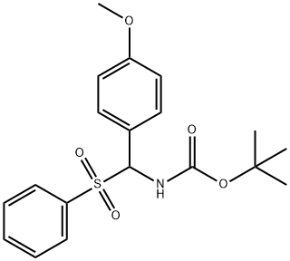 741259-87-0 [(4-Methoxyphenyl)(phenylsulfonyl) methyl]carbamic acid tert-butyl ester