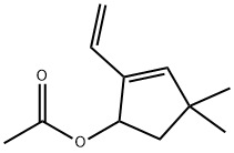 2-Cyclopenten-1-ol,2-ethenyl-4,4-dimethyl-,acetate(9CI) 结构式